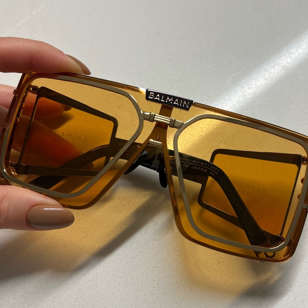 Balmain special edition sunglasses in gold